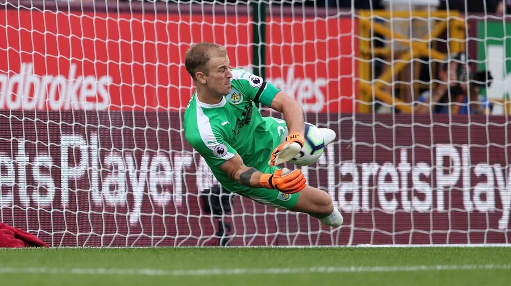 Hart of the matter The Clarets keeper saves from the spot against United