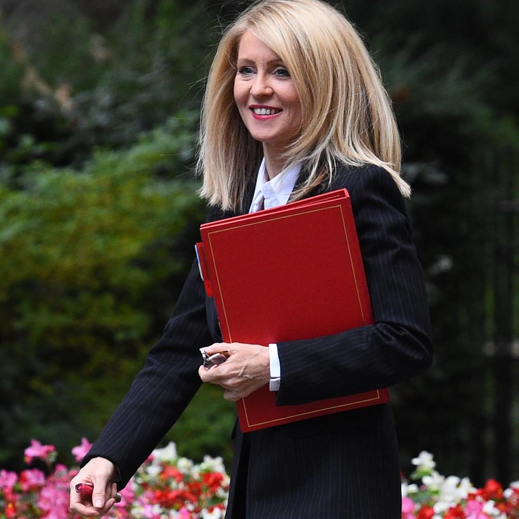 Back to
business
Work and
pensions
secretary
Esther
Mc Vey
attends the
Cabinet
meeting
PIC PA