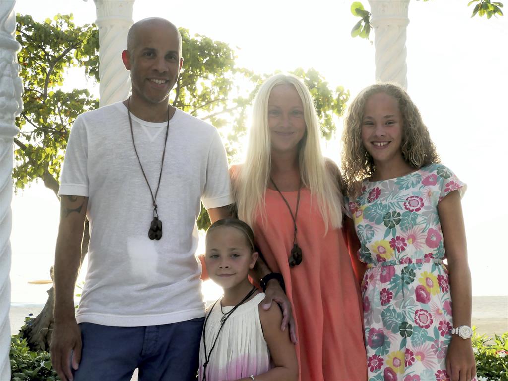 Before the nightmare: The Pitters at the start of their holiday