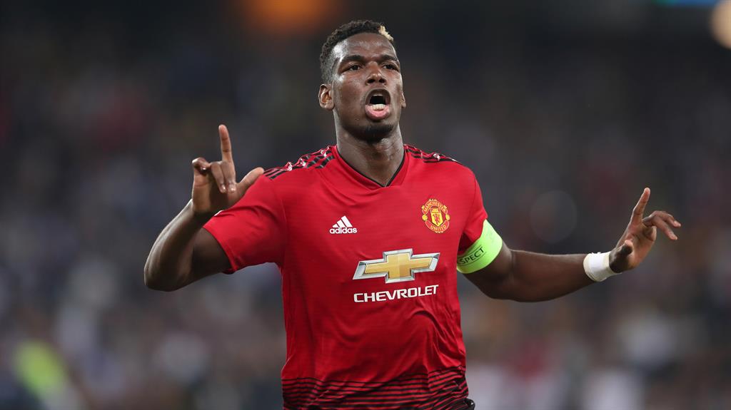 Back on form: Pogba celebrates netting United's opener last night PICTURE: GETTY
