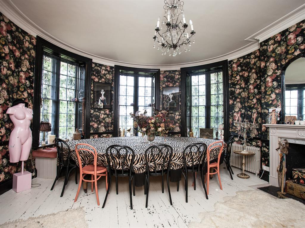 Light idea: Period chandeliers feature in almost every room