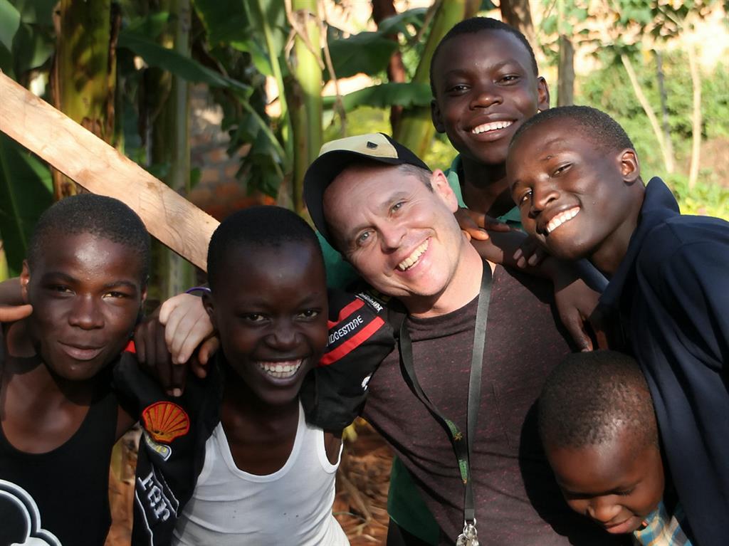 Here to help: Chris is legally responsible for the boys, aged seven to 21-years-old