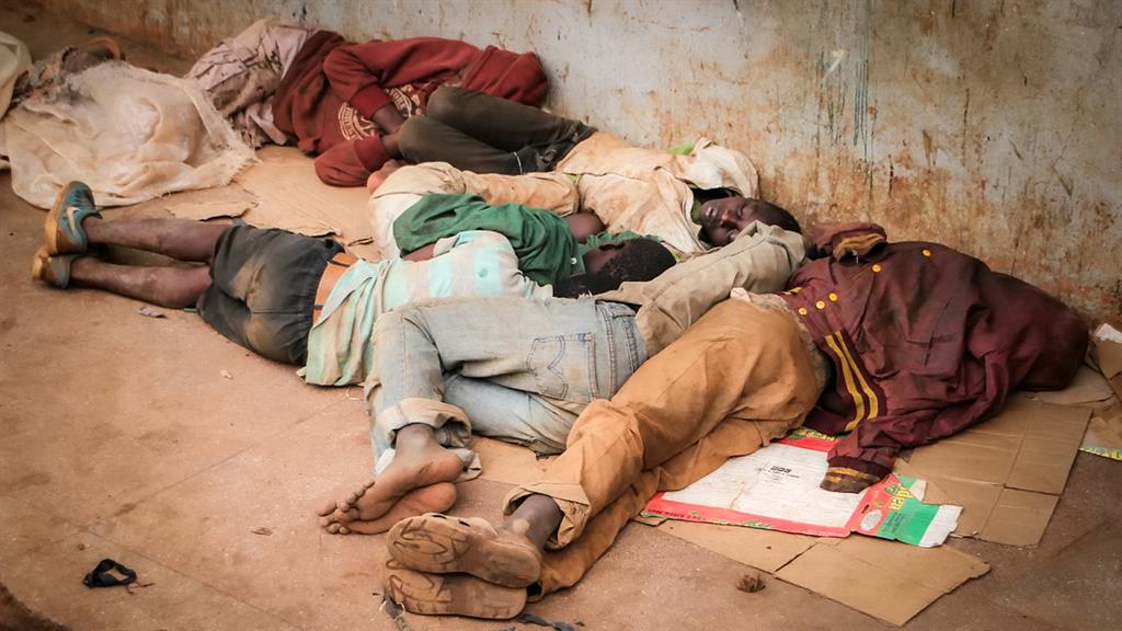 Shocking conditions: Homeless children on the streets of Kenya