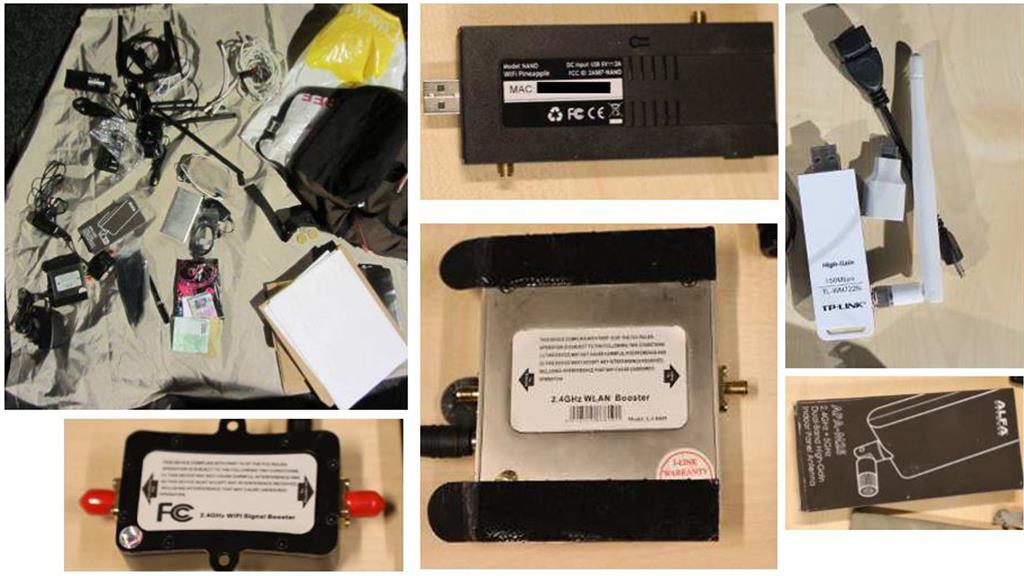 Hack haul: More specialist equipment discovered when men were arrested