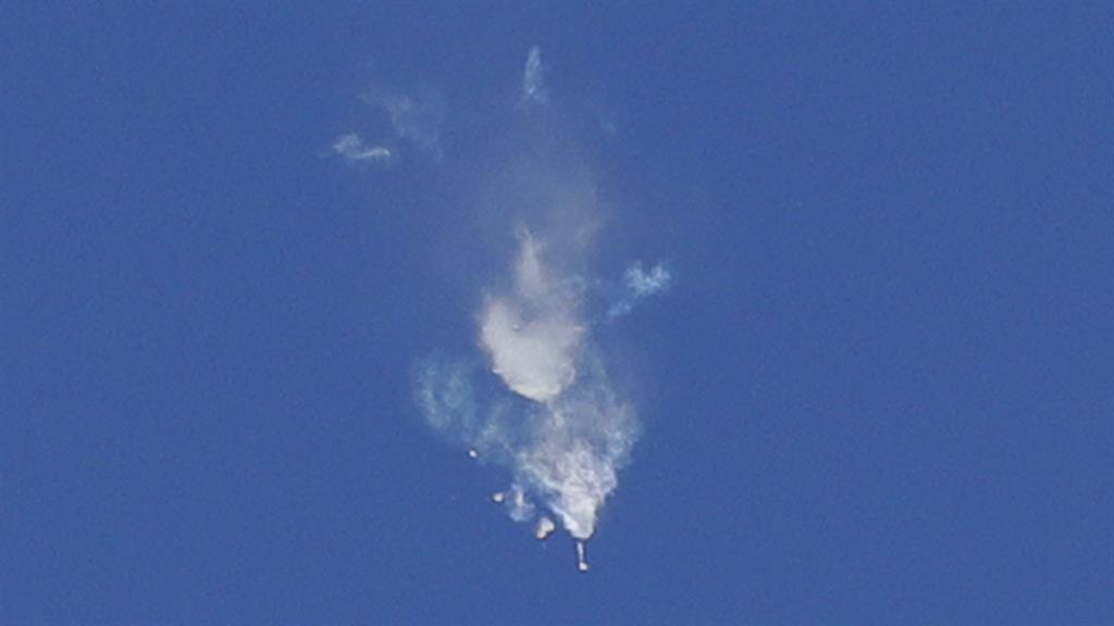 Lift-off The mission had started well before the rocket malfunctioned