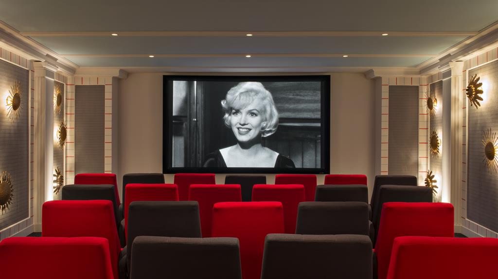 Movie magic: A 1920s-style cinema shows classic films