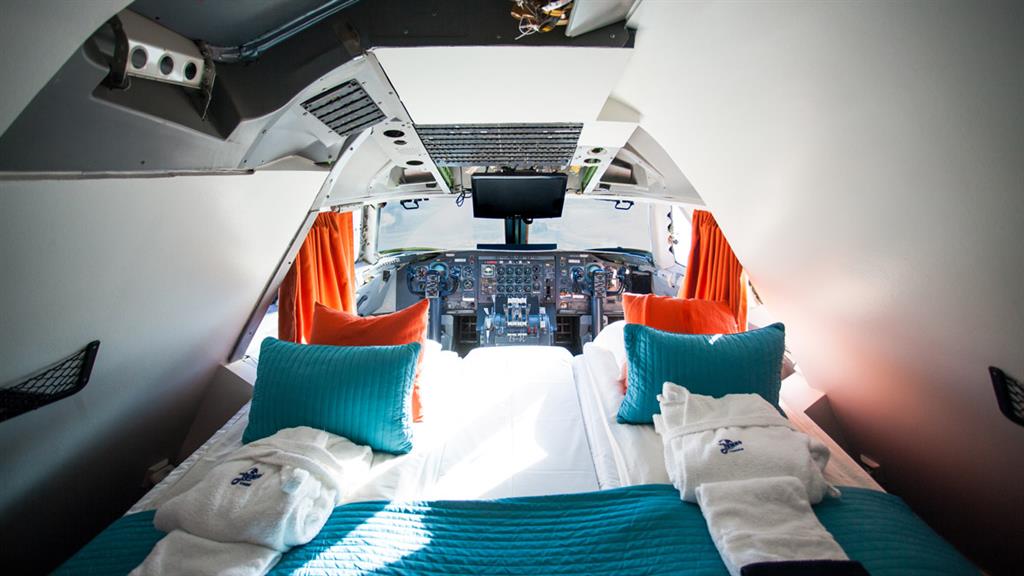 Runway success: The Cockpit Suite is the highlight at Jumbostay at Arlanda Airport