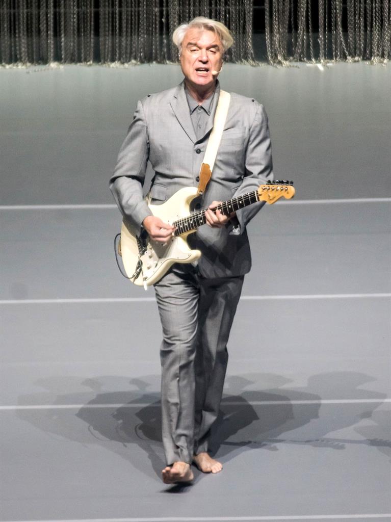 Byrne-ing down the house: The great showman goes barefoot