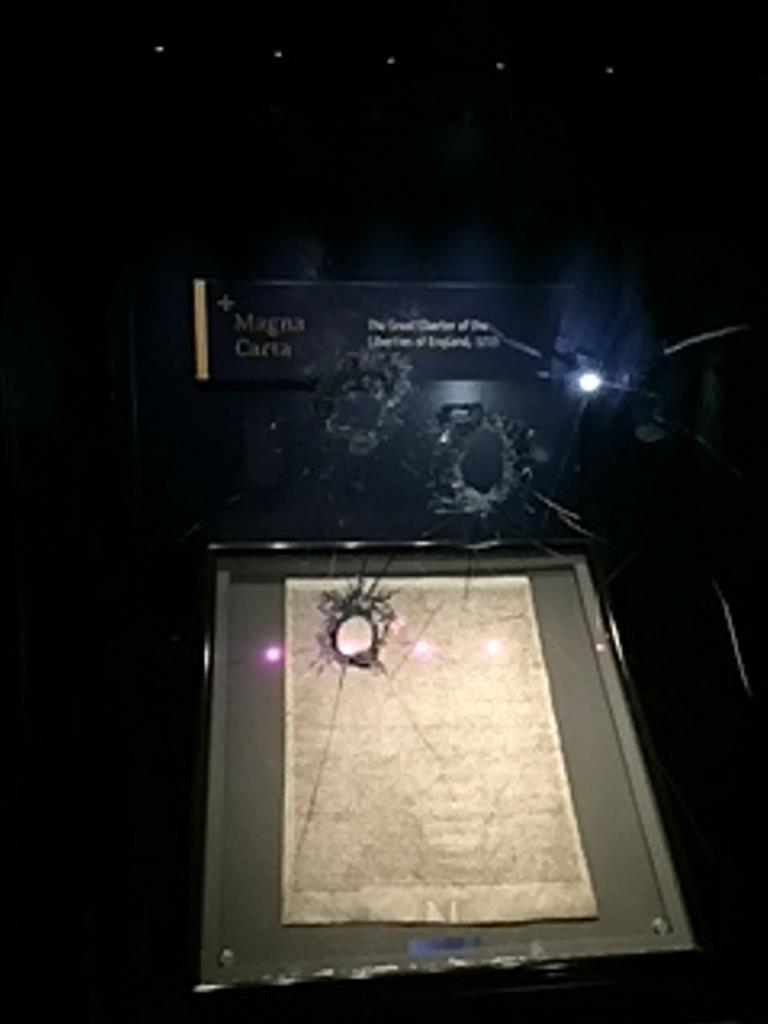 Attempt: The smashed glass box at Salisbury Cathedral
