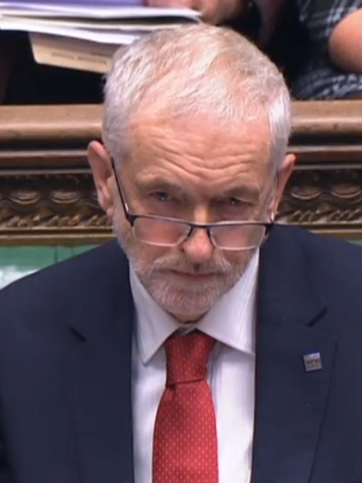 Mockery: Corbyn joked about Raab