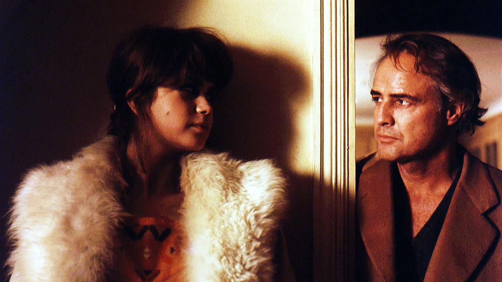 Banned: Brando and Schneider in 1972’s Last Tango In Paris PICTURES: REX