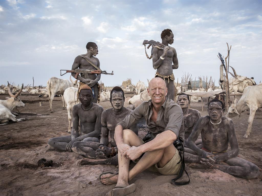 African adventure: Jimmy with the Mundari tribe in South Sudan