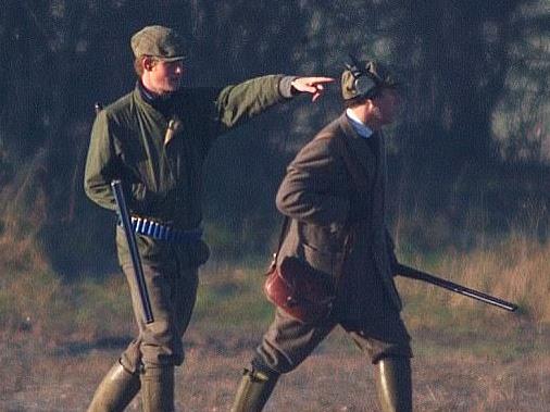 Festive tradition Harry at shoot