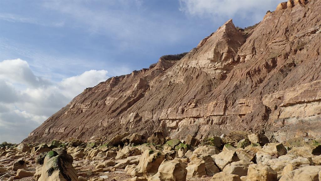 Hidden history: The cliffs near Hastings PICTURES: SWNS