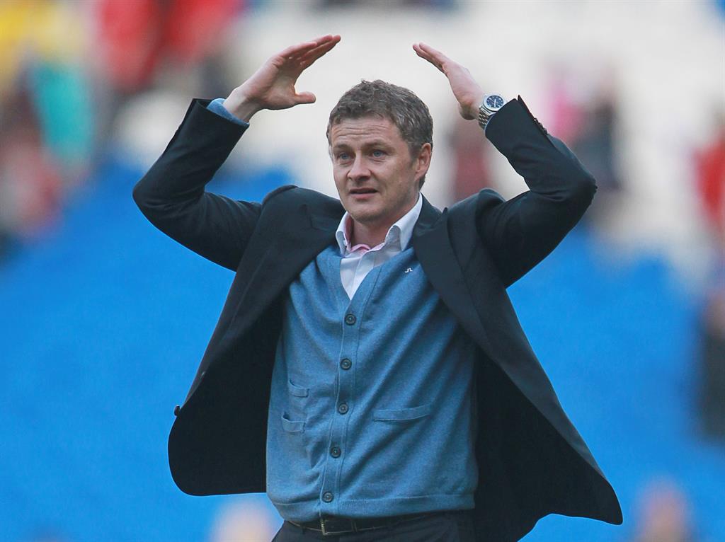 Second chance: Solskjaer had an unsuccessful nine-month stint as Cardiff City manager in 2014 when the club were relegated PICTURE: REX