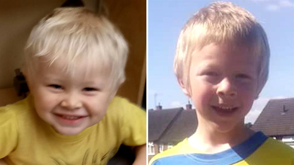 Tragic: Casper Platt-May (left) and Corey PICTURE: PA