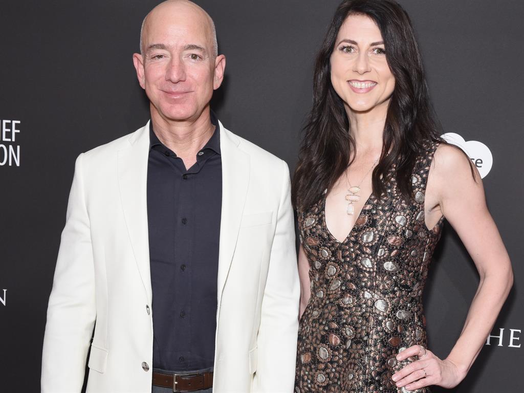 The £107bn divorce: Jeff Bezos and his wife MacKenzie