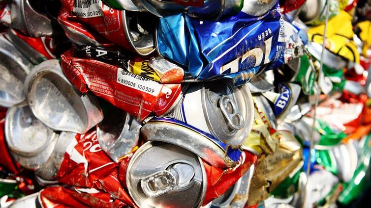 Can mountain: Crushing it PICTURE: SHUTTERSTOCK