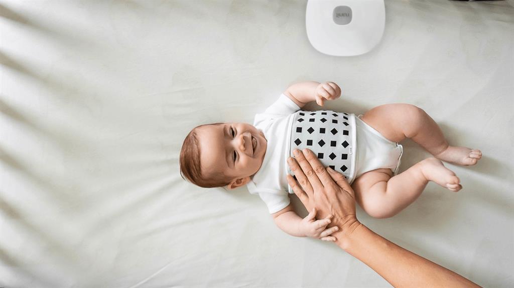 Go with the motion: The Nanit band allows parents to track their baby’s breathing rate