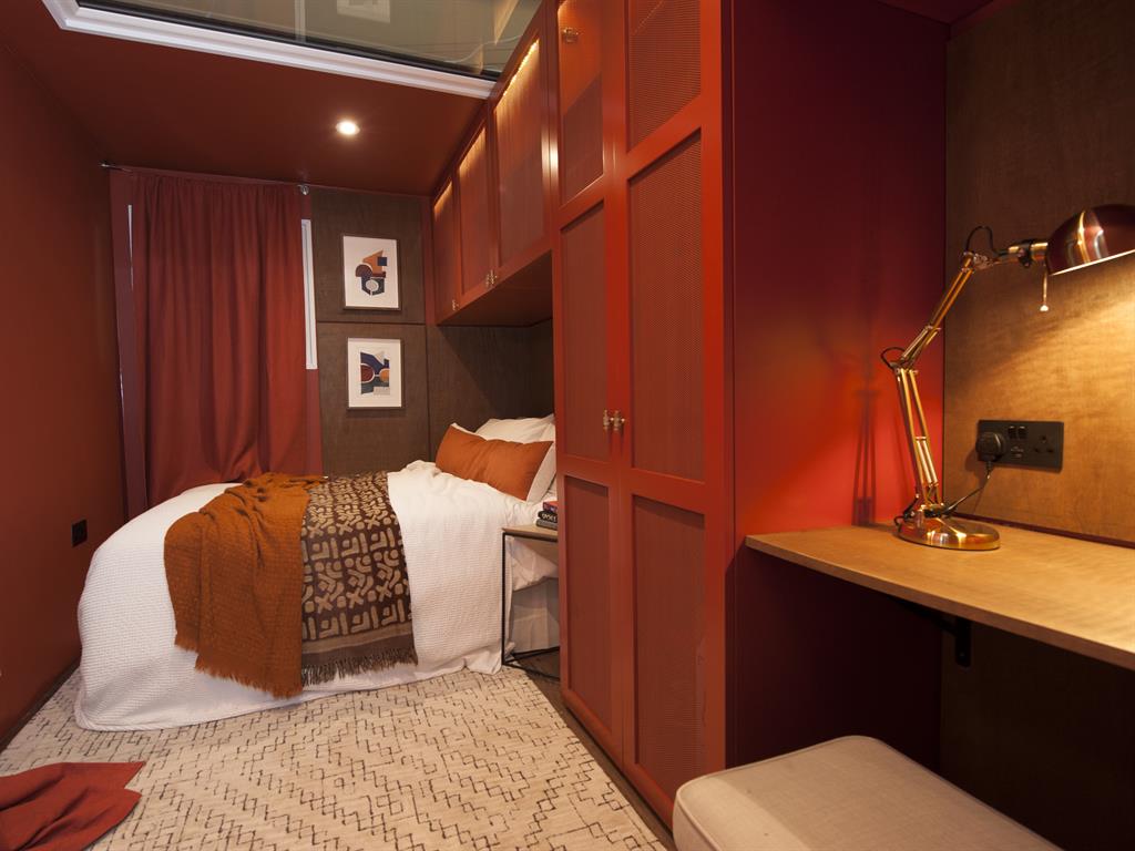 Modular living: Keyless entry means rooms can be opened on an app; residential units can be developed at a 70 per cent time and cost reduction compared with traditional construction
