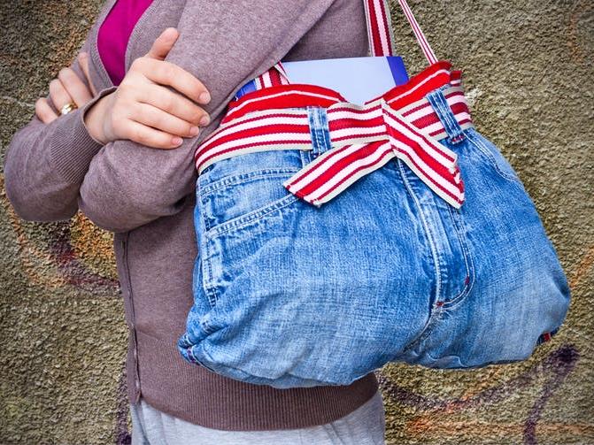 New lease of life: Upcycled jeans PICTURE: MARIUS GODOI/SHUTTERSTOCK