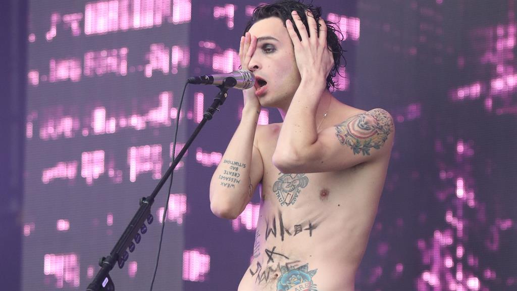 See you in Middlesbrough: The 1975's Matt Healy PICTURE: PA