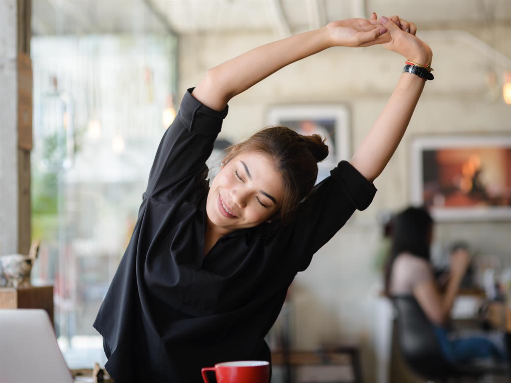 Stay loose: Stretching your body out is a key part of the battle