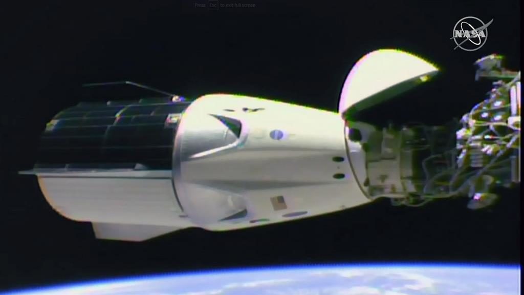 SpaceX's Crew Dragon docks at ISS