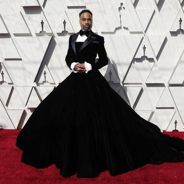 man wears dress to oscars