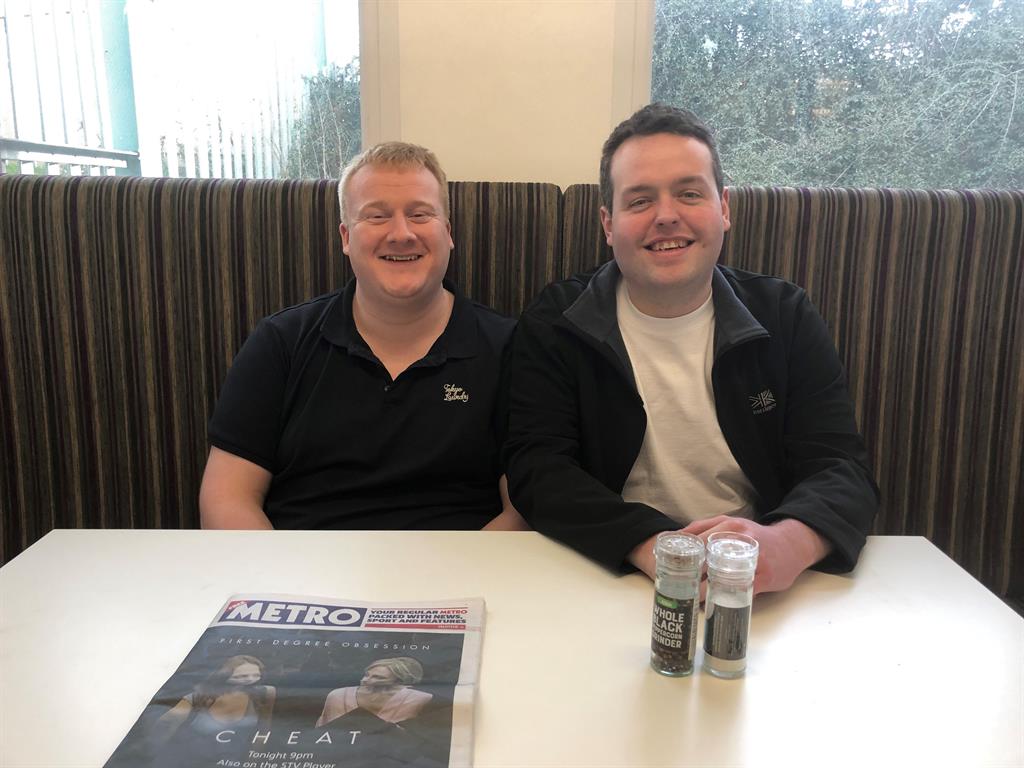 Valuing friendship over cash: Ewan McLean (left) and Tommy McCallum