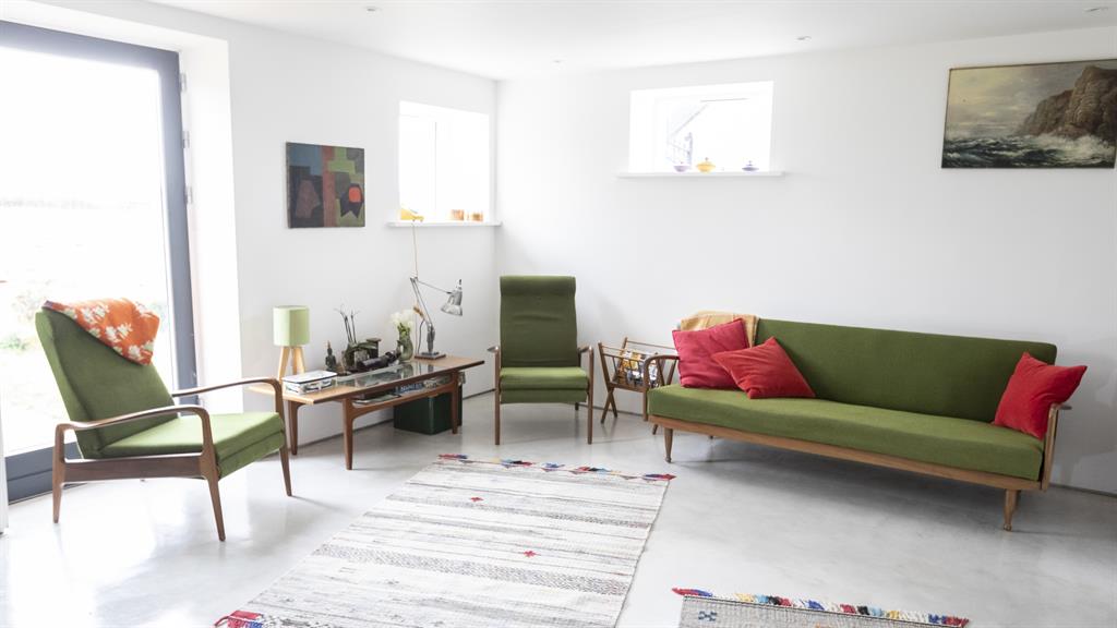Zen-like calm: The couple wanted natural light to flood through the conversion