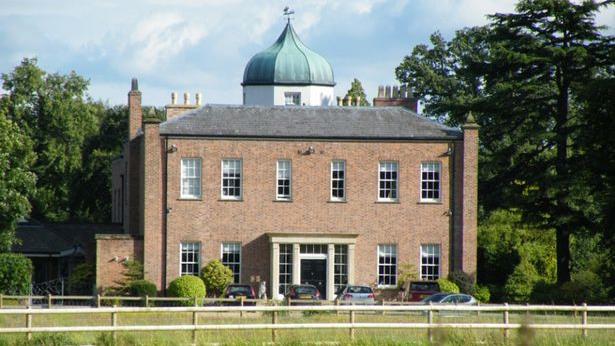 Sale: Whatcroft Hall and (below) John Bishop PICTURES: DAVE BENETT
