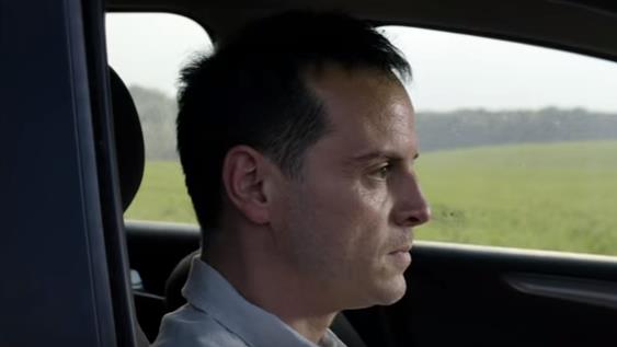 Enraged: Scott seems to have taken someone hostage in the trailer released today