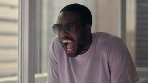 Relationship issues: Anthony Mackie looks set to explore the darkness that is Black Mirror