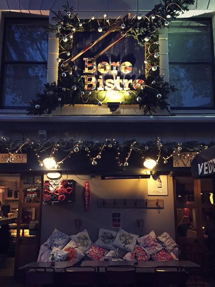 Site of attack: Alexandre Pigeard was stabbed outside the Boro Bistro in Borough PICTURE: FACEBOOK