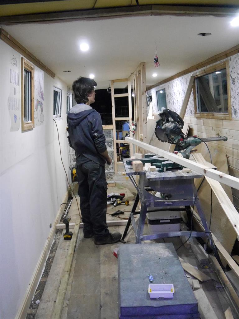 Billy whizz: The teenager hard at work