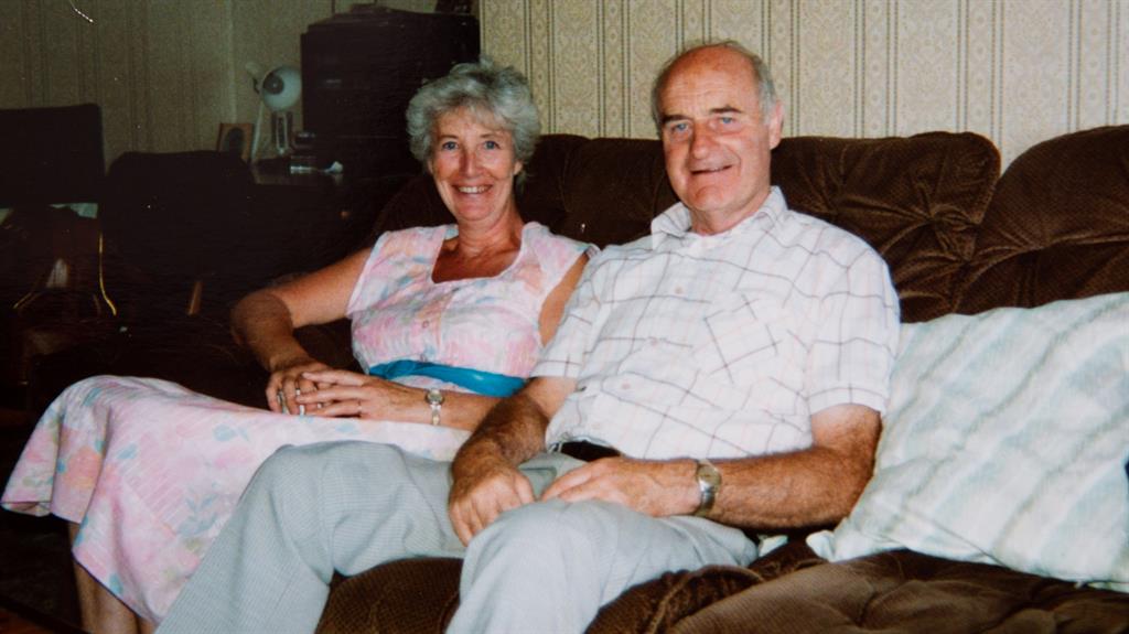 'Astonished': Audrey, pictured with Glyn in the 1990s, only discovered her husband had been a spy throughout their married life three years after he had died