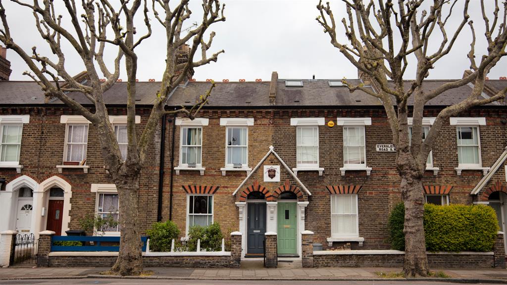 Sitting pretty: Terraced houses on Eversleigh Road