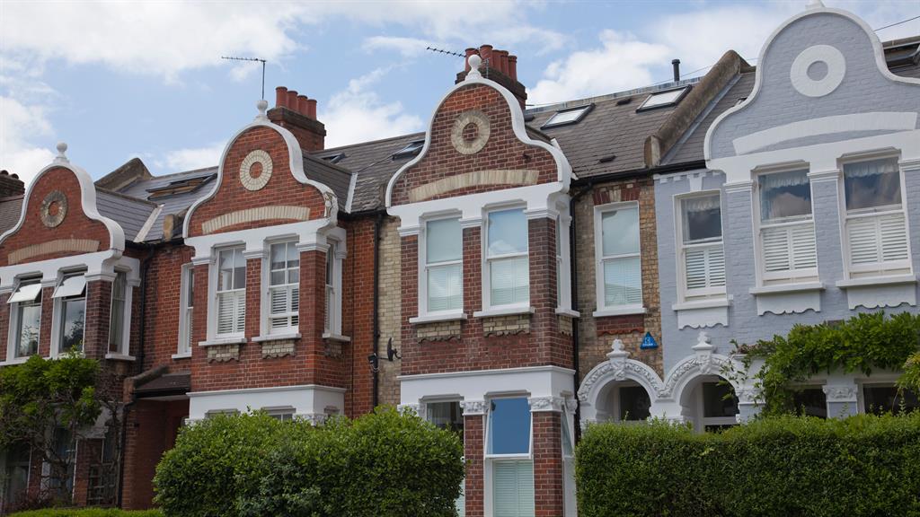 Options: Historic semis on Sisters Avenue (above); state-of-the-art flats at Battersea Power Station (main picture)