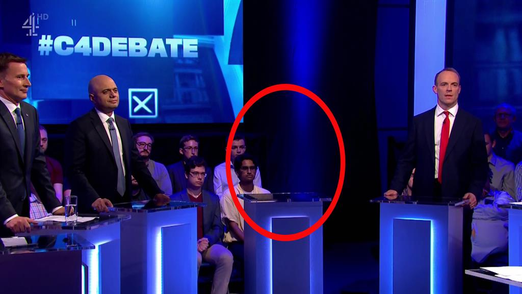 Missing: Boris Johnson refused to take part alongside the other candidates PICTURE: CHANNEL 4