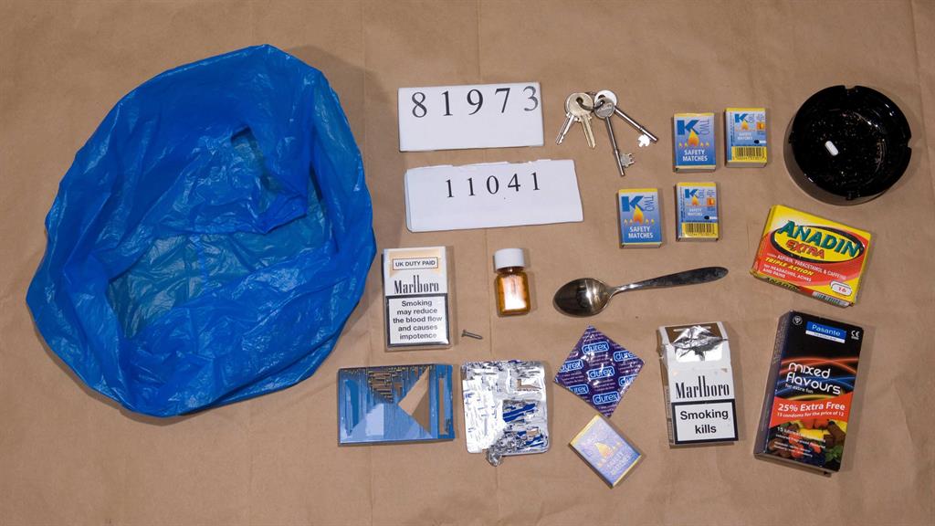Stash: Police discovered a drugging kit including sedatives, matches and condoms in Worboys' cab PICTURES: SCOTLAND YARD/ENTERPRISE NEWS AND PICTURES