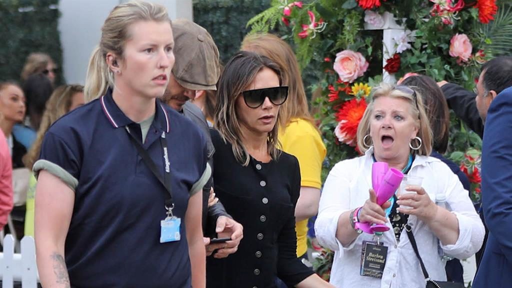 OMG it’s them Festivalgoer clocks David and Victoria Beckham in Hyde Park