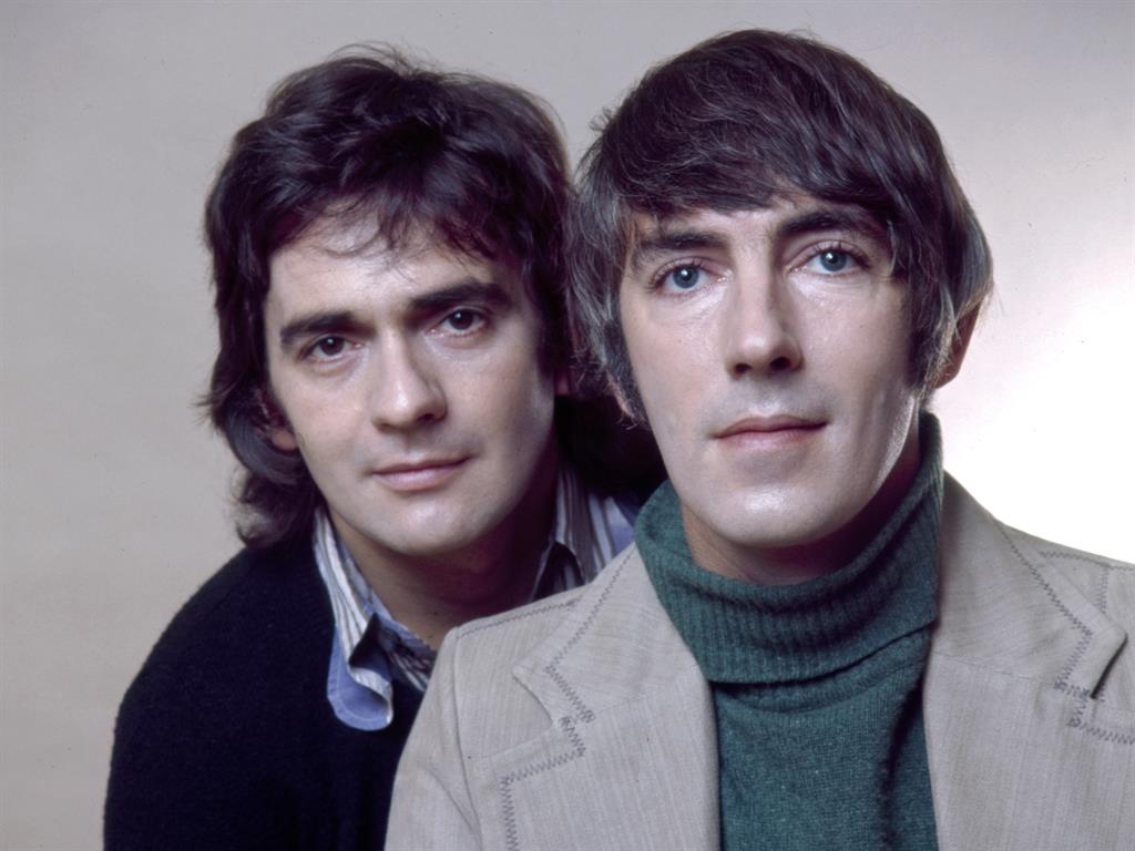 Laugh out loud: Comedy duo Peter Cook and Dudley Moore PICTURE: GETTY