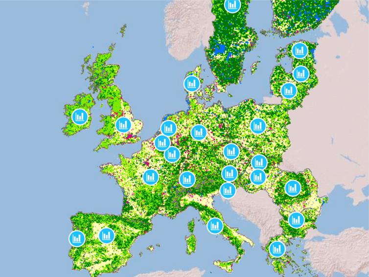 Land cover of Europe in 2010: Department of geoinformation science and remote sensing, Wageningen University, Netherlands