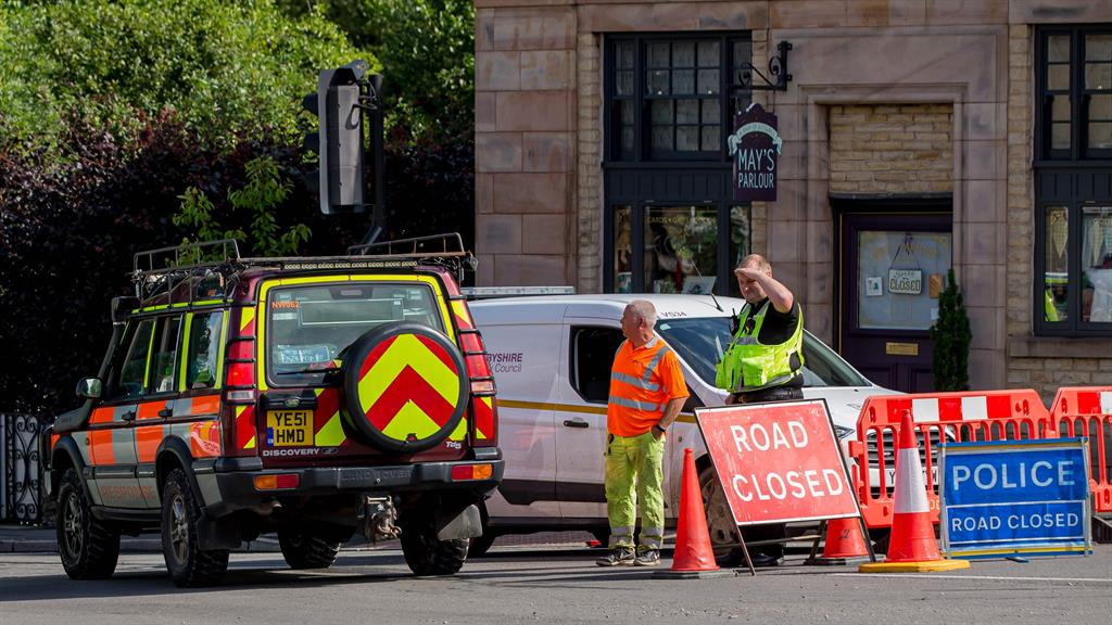 Diversions: Road closures remain in place