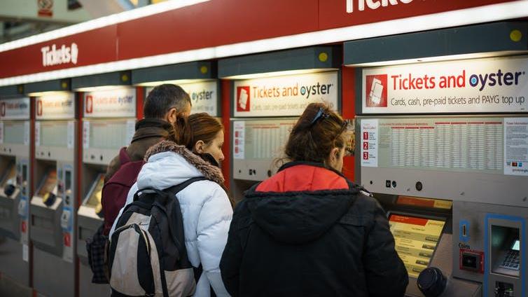 Breeding ground: Ticket machines in the London Underground were sampled for bacteria PICTURE: PAOLO PARADISO/SHUTTERSTOCK