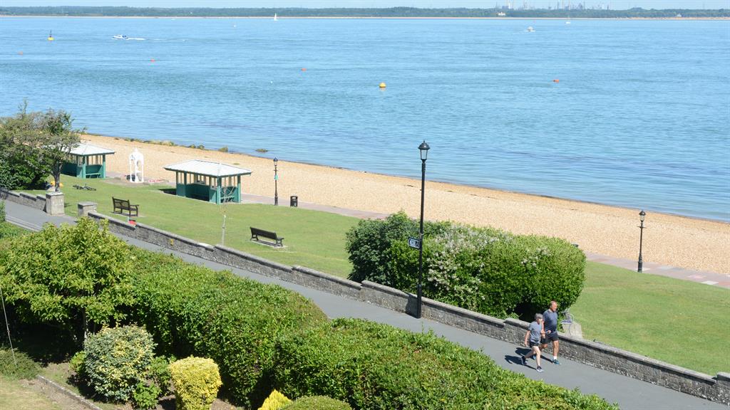 Prime location: Uninterrupted views across the Solent
