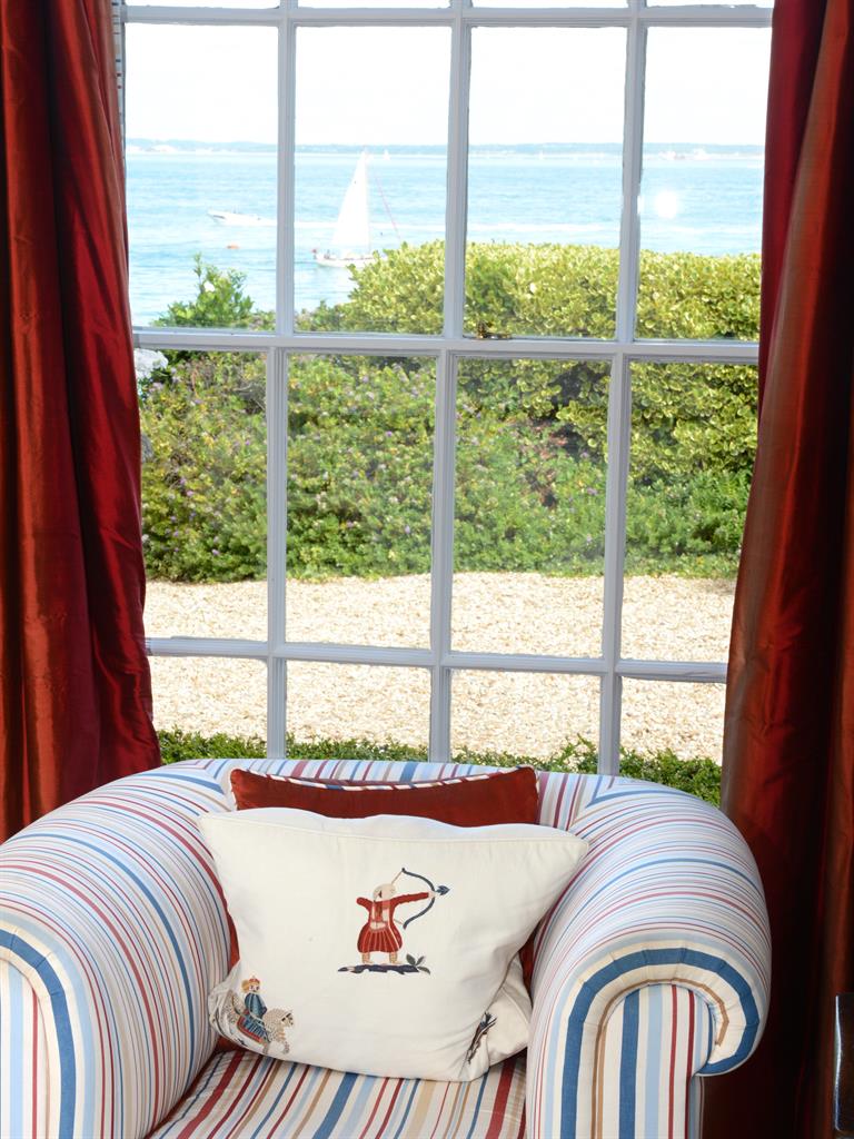 Sea views: Royal Yacht Squadron founder Lord Belmore’s home was built near the water