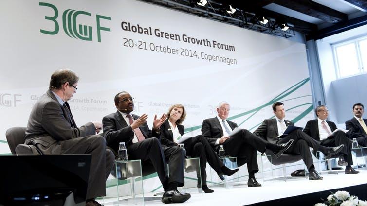 Seeds of hope: World leaders and august institutions like the UN have put their faith in green growth, but it’s likely misplaced PICTURE: EPA/KELD NAVNTOFT
