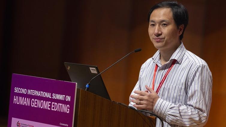 He Jiankui was heavily criticised for helping make the world’s first genetically modified babies PICTURE: ALEX HOFFORD/EPA